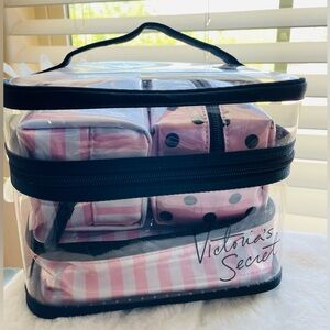 Victoria's secret makeup travel case. set of 4 bags!